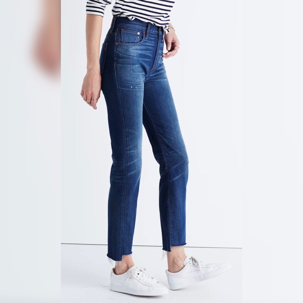 Madewell perfect vintage jean step hem size 31